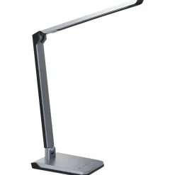 Leen Bakker PICTOR - Bureaulamp LED - Donkergrijs - Synthetisch materiaal New