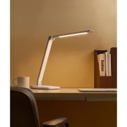 Leen Bakker PICTOR - Bureaulamp LED - Wit - Synthetisch materiaal New