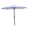 PimXL Luxe 8-ribs Parasol - Ø300cm - Wit Online