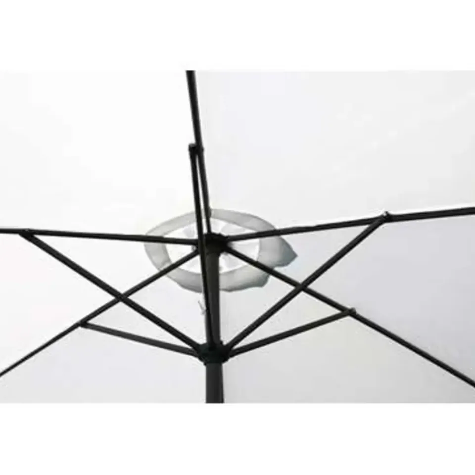 PimXL Luxe 8-ribs Parasol - Ø300cm - Wit Online