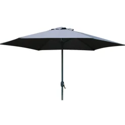 PimXL Luxe 6-ribs Parasol - Ø300cm - Antraciet Clearance