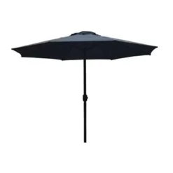 PimXL Luxe 8-ribs Parasol - Ø300CM - Antraciet Hot