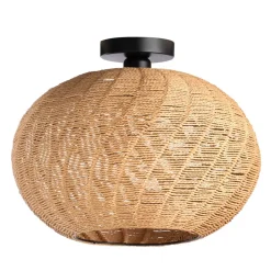 Leen Bakker Plafondlamp Joya - naturel - Ø40x31 cm New