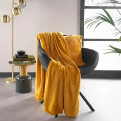 Sierkussen.nl Plaid Billy - Golden Glow - 150x200 cm New