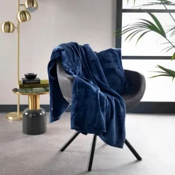 Sierkussen.nl Plaid Billy - Insignia Blue - 150x200 cm Sale