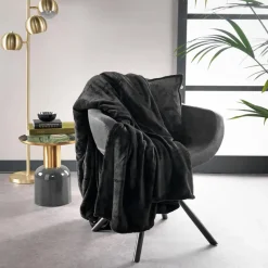 Sierkussen.nl Plaid Billy - Raven - 150x200 cm Sale