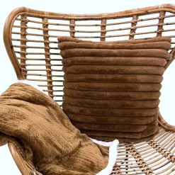 Sierkussen.nl Plaid Bobby - Tobacco Brown - 150x200 cm Online