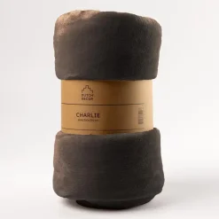 Sierkussen.nl Plaid Charlie - Chocolate Martini - 200x220 cm Clearance