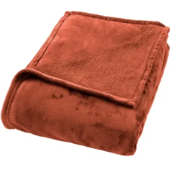 Sierkussen.nl Plaid Charlie - Potters Clay - 200x220 cm