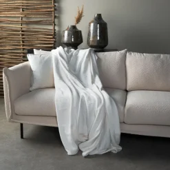 Sierkussen.nl Plaid Charlie - Snow White - 200x220 cm Best