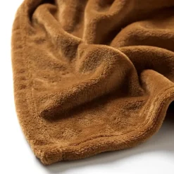 Sierkussen.nl Plaid Charlie - Tobacco Brown - 200x220 cm Outlet