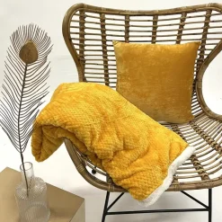 Sierkussen.nl Plaid Cody - Golden Glow - 150x200 cm Clearance