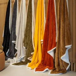 Sierkussen.nl Plaid Cody - Potters Clay - 150x200 cm New