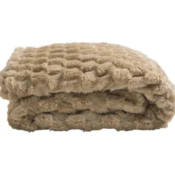 Leen Bakker Plaid Dente - zand - 130x170 cm Hot