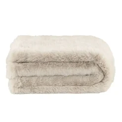 Leen Bakker Plaid Donnie - zand - 130x160 cm New