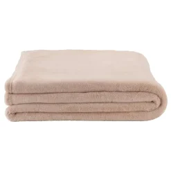 Leen Bakker Plaid Duuk - roze - 130x160 cm Clearance