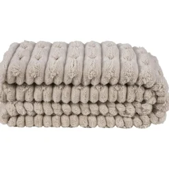 Leen Bakker Plaid Jitte - beige - 150x200 cm Hot