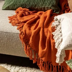 Sierkussen.nl Plaid June - Potters Clay - 140x180 cm Best