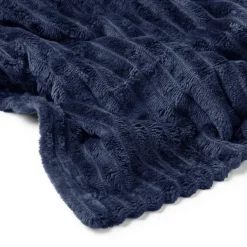 Sierkussen.nl Plaid Marthy - Insignia Blue - 140x180 cm New