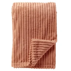 Sierkussen.nl Plaid Marthy - Muted Clay - 140x180 cm Outlet