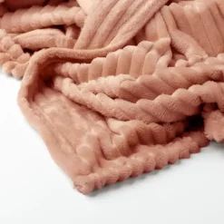 Sierkussen.nl Plaid Marthy - Muted Clay - 140x180 cm Outlet