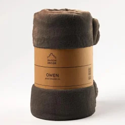 Sierkussen.nl Plaid Owen - Chocolate Martini - 130x160 cm Outlet