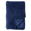 Sierkussen.nl Plaid Owen - Insignia Blue - 130x160 cm Outlet