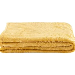 Leen Bakker Plaid Ray - oker - 130x170 cm Sale