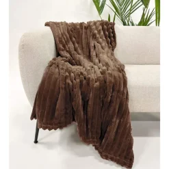 Sierkussen.nl Plaid Ricky - Chocolate Martini - 150x200 cm Discount