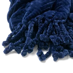 Sierkussen.nl Plaid Ziggy - Insignia Blue - 140x180 cm Best