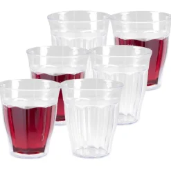 PlasticForte Drinkglazen/waterglazen Picardie - 12x - kunststof Best