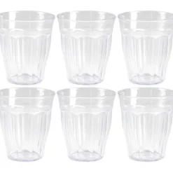 PlasticForte Drinkglazen/waterglazen Picardie - 12x - kunststof Best