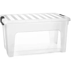 PlasticForte Multi Storage Opslagbox - transparant - 36L Best