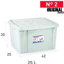 PlasticForte Multi Storage Opslagbox - mintgroen - 25L Discount
