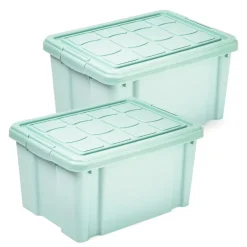 PlasticForte Multi Storage Opslagbox - mintgroen - 16L Sale