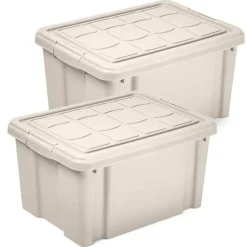 PlasticForte Multi Storage Opslagbox - beige - 16L New