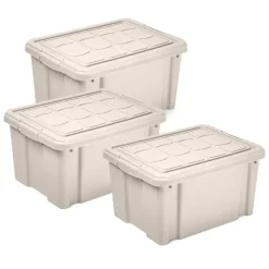 PlasticForte Multi Storage Opslagbox - beige - 16L New
