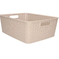 PlasticForte Opbergmand/kastmand - kunststof - beige - 12L Clearance