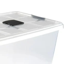 PlasticForte Opslagbak met deksel - 1x - 86L - 62 x 45 x 47 cm Discount