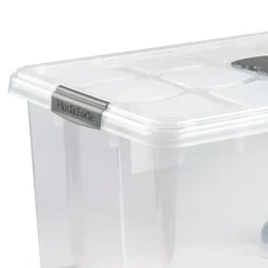 PlasticForte Opslagbak met deksel - 1x - 55L - 59 x 40 x 35 cm New