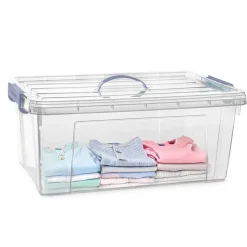 PlasticForte Opslagbox AZUL - transparant - 39 liter