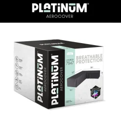 Aerocover Platinum loungesethoes L-vorm 330x255 cm - Rechts New
