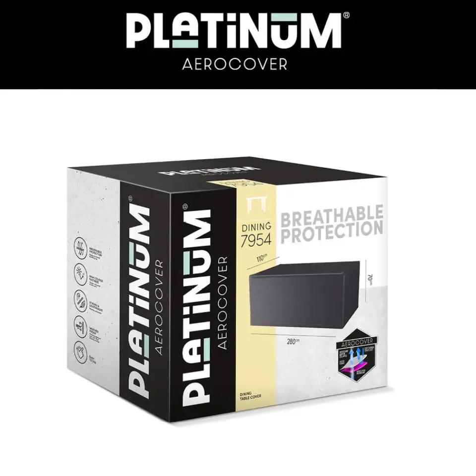 Aerocover Platinum tuintafelhoes 280x110x70 cm New