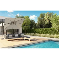 Platinum Challenger vierkante parasol T1 Premium 3,5x3,5 m - Manhattan Sale