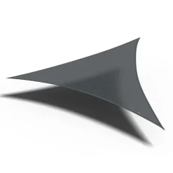 Platinum Coolfit schaduwdoek driehoek 5.0x5.0x5.0m - Antraciet New