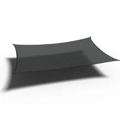 Platinum Coolfit schaduwdoek rechthoek 5.0x3.0 m - zwart Hot