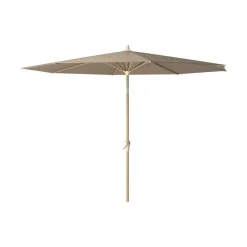 Platinum Riva stokparasol 3 m. rond - Teak Taupe Hot