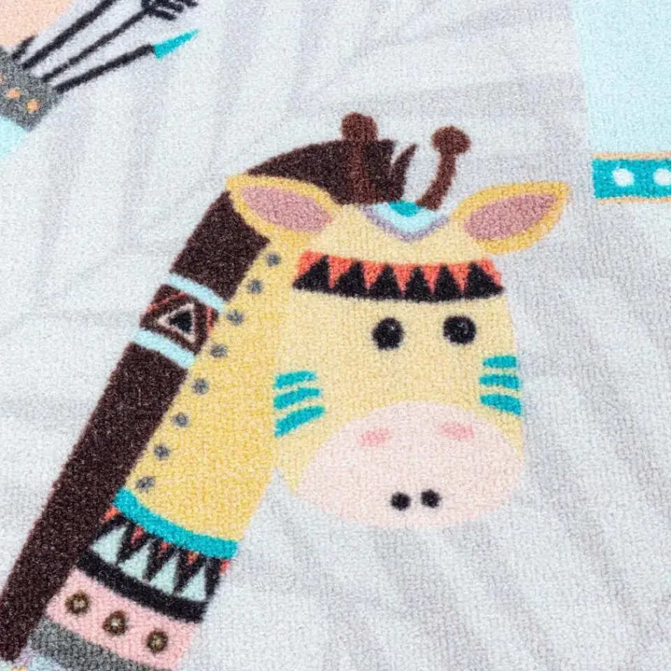 Muratap Play Hinkel Speeltapijt - 120x170 cm - Grijs - Vloerkleed Kinderkamer Sale