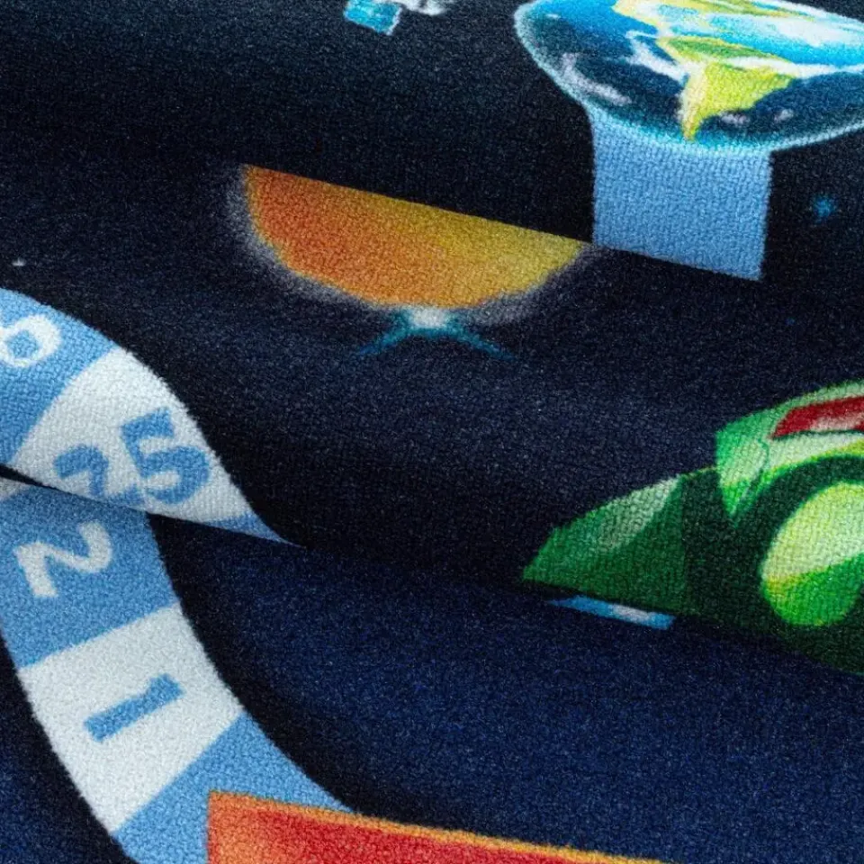 Muratap Play Speeltapijt Ruimte - 120x170 cm - Blauw - Vloerkleed Kinderkamer Outlet