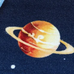 Muratap Play Speeltapijt Ruimte - 100x150 cm - Blauw - Vloerkleed Kinderkamer Discount